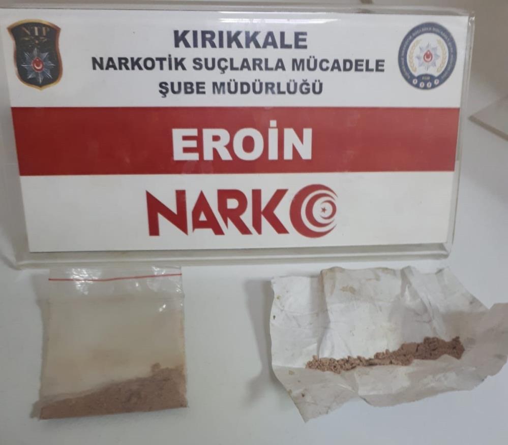 Kırıkkale'de, uyuşturucu taciri tutuklandı